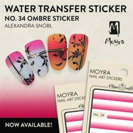 Moyra Water Transfer Nailart Sticker 34