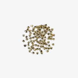 Semilac nailart studs klein vierkant goud 762 100pcs