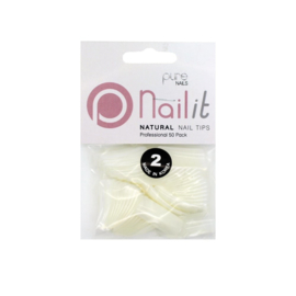 Pure Nails Tips Natural Full Well Refill 50st.