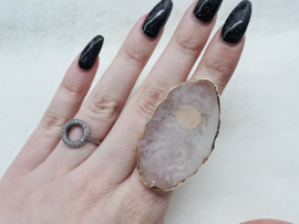 Meng palette ring wit