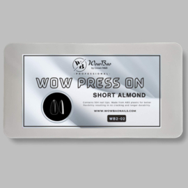 WowBao Nails Press On Nail Tips | Short Almond WB2-02