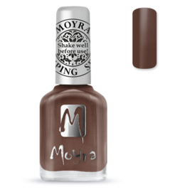 Moyra Stempel Nagellak sp37 Chocolate Brown