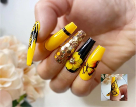 3D nailart bloem acryl 011