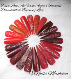 Metoe Nails Burning Love Red Desire