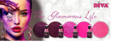 DIVA Gellak The Glamorous Life Collection 10 ml + gratis glitter