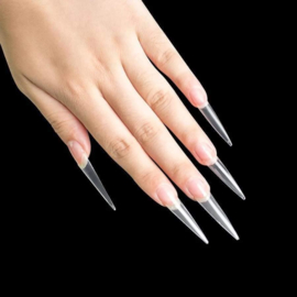 WowBao Nails Perfect Nail Tips | Extra Long Stiletto WB1-06
