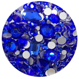Diva Crystal Mix Blue different shapes