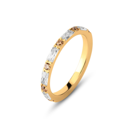 Melano Friends Ava Ring Goudkleurig Champagne