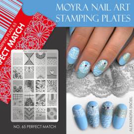 Moyra Stempel Plaat 65 Perfect Match