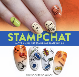 Moyra Stempel Plaat 86 Stampchat