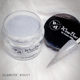 WowBao Nails acryl poeder Glitter nr G607 Glamour 28g