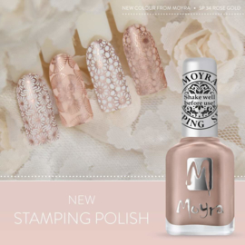 Moyra Stempel Nagellak sp34 rose gold