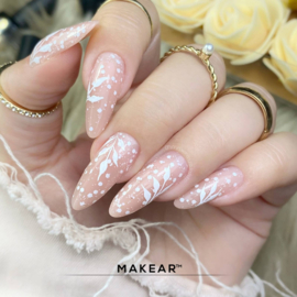 MAKEAR Gelpolish Top No Wipe White Dot 8ml