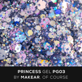 Makear PG03 Princess Gel - Blue 5ml