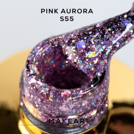 MAKEAR Gelpolish S55 Pink Aurora 8ml