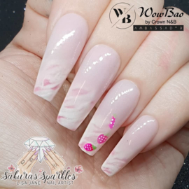 WowBao Nails acryl poeder nr 113 Dusty Pink 28g