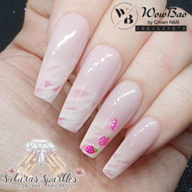 WowBao Nails acryl poeder nr 113 Dusty Pink 56g