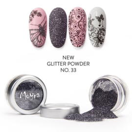 Moyra Glitter Powder 33 grijs