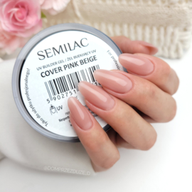 Semilac Builder Gel Cover Pink Beige 15 g