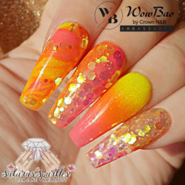 WowBao Nails acryl poeder nr G658 Dazzling Yellow 28g