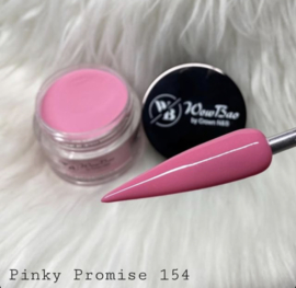 WowBao Nails acryl poeder color nr 154 Pinky Promise 28g