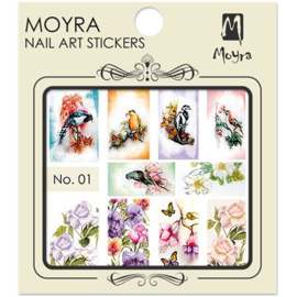 Moyra Water Transfer Nailart Sticker 01