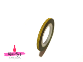 Striping Glitter Tape Goud 3mm