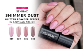 Semilac gelpolish 322 Shimmer Dust Brown 7ml