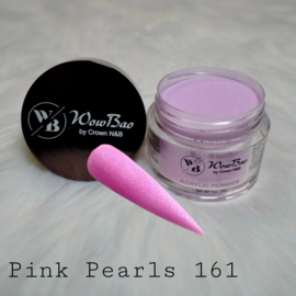 WowBao Nails acryl poeder Shimmer nr 161 Pink Pearls 28g
