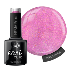 Halo Easibuild Pink Glitter 8ml