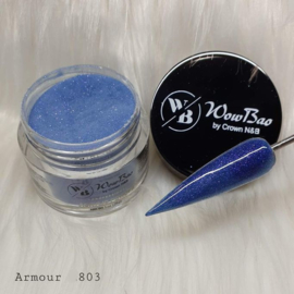 WowBao Nails acryl poeder Glitter nr 803 Armour 28g