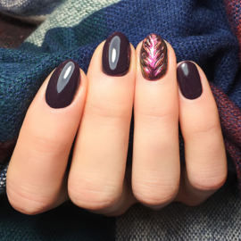 Semilac gelpolish 100 Black Purple 7ml