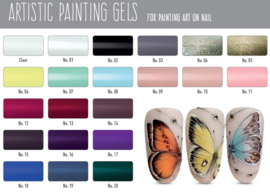 Moyra Artistic Painting Gel 18 blauw