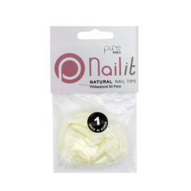 Pure Nails Tips Natural Full Well Refill 50st.