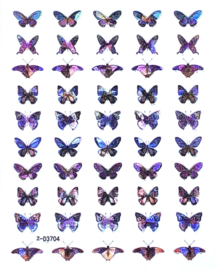 Butterfly Nail art Stickers 10 Z-D3704