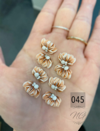 3D nailart bloem acryl 045