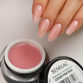 Semilac Builder Gel Cover Pink Milk 15 g