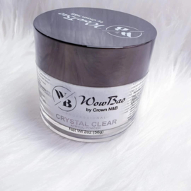 WowBao Nails acryl poeder Crystal Clear 56g