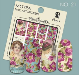 Moyra Water Transfer Nailart Sticker 21