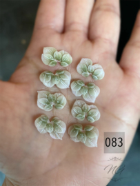 3D nailart bloem acryl 83 groen