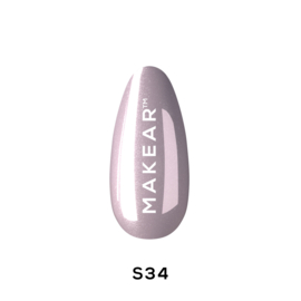 MAKEAR Gelpolish S34 Shilly Shally | Diamond 8ml