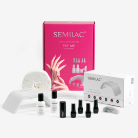 Semilac gelpolish startpakket Try Me LED 36W Customized