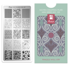 Moyra Mini Stempel Plaat 101 Angels will cry