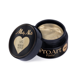 Molly Nails ProArt Paste 5g White Gold Nr 15