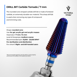 Victoria Vynn Drill Bit Carbide Tornado / 7 mm