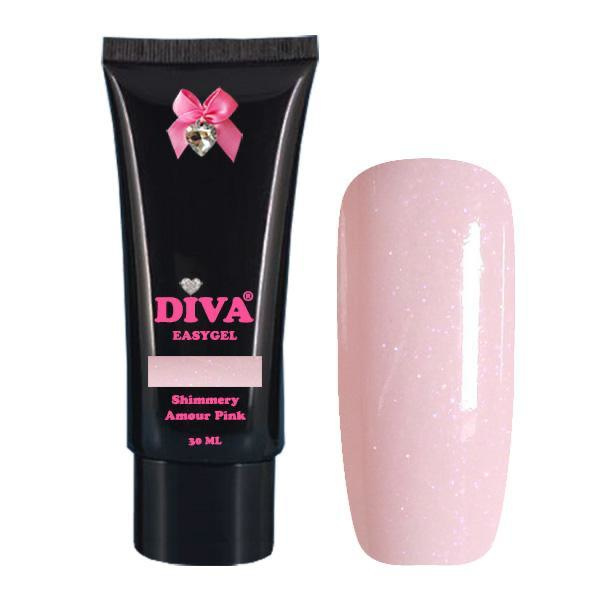 Diva Easygel Shimmery Amour Pink 30ml (acrylgel)