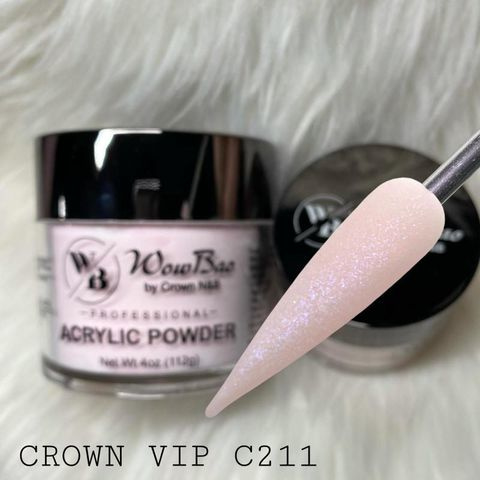 WowBao Nails acryl poeder shimmer 211 Crown VIP 112g