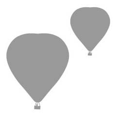 Wandsticker - Luchtballon