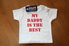 Strijkletters - My daddy is the best
