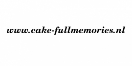 maatwerk autosticker - Cakefull memories